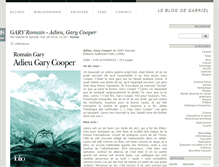 Tablet Screenshot of blog.gabrielvidal.fr